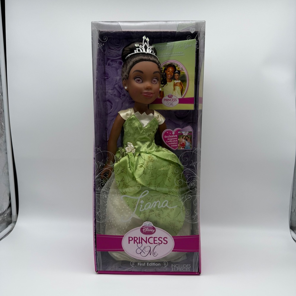 Disney Princess & Me Tiana Doll 18" First‎ Edition Jakks Pacific 2010 READ